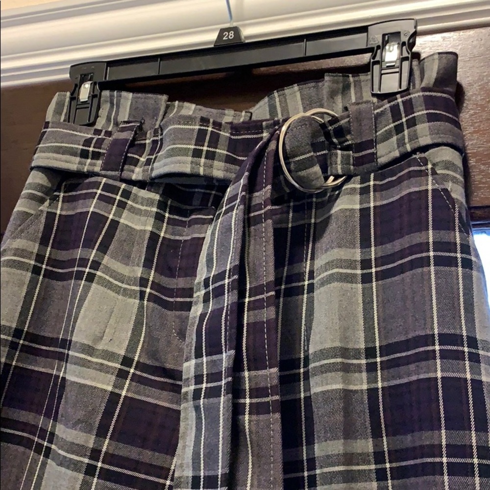 New York and Company Belted Palazzo Pants
